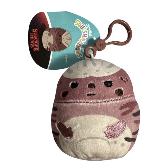 Squishmallows Lot of 2 Clips Stranger Things Max and Vecna 3.5 Inch Plush New - Picture 3 of 6